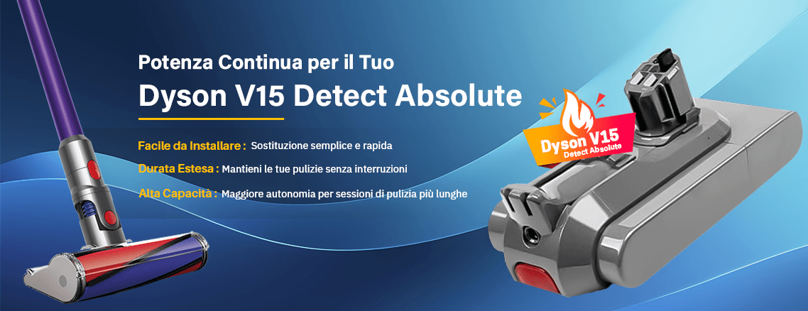 Batteria per Dyson V15 DETECT