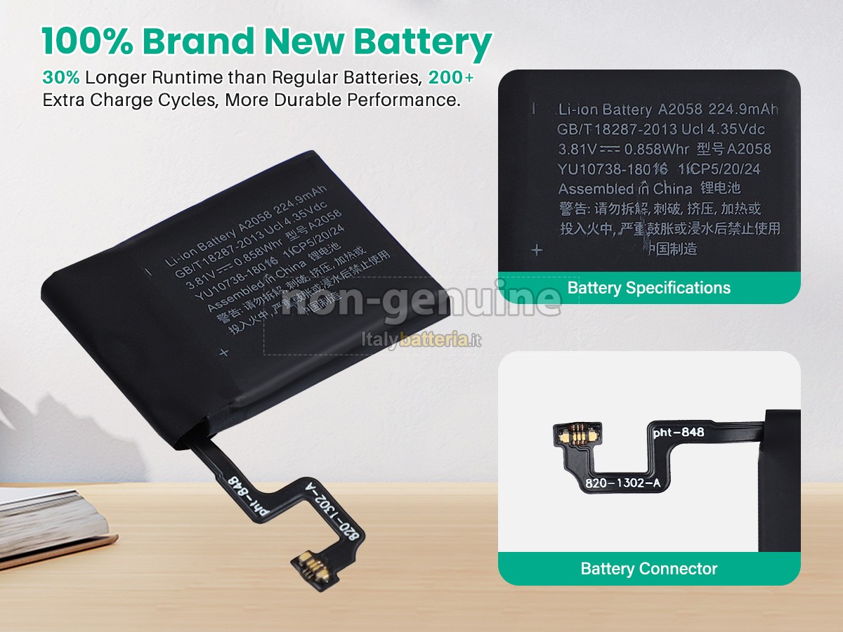 Batteria per Apple A2058