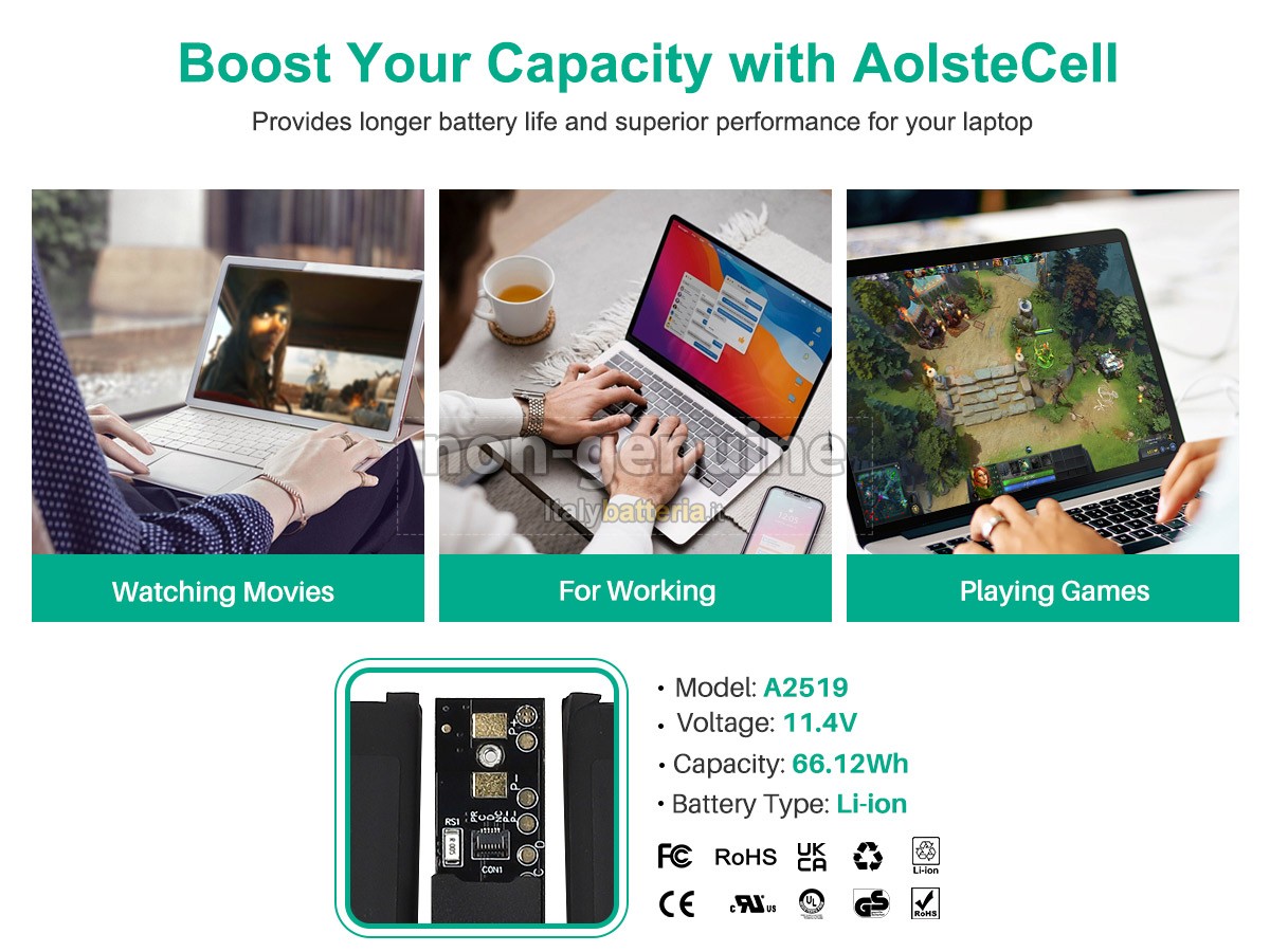 Batteria per Apple A2519