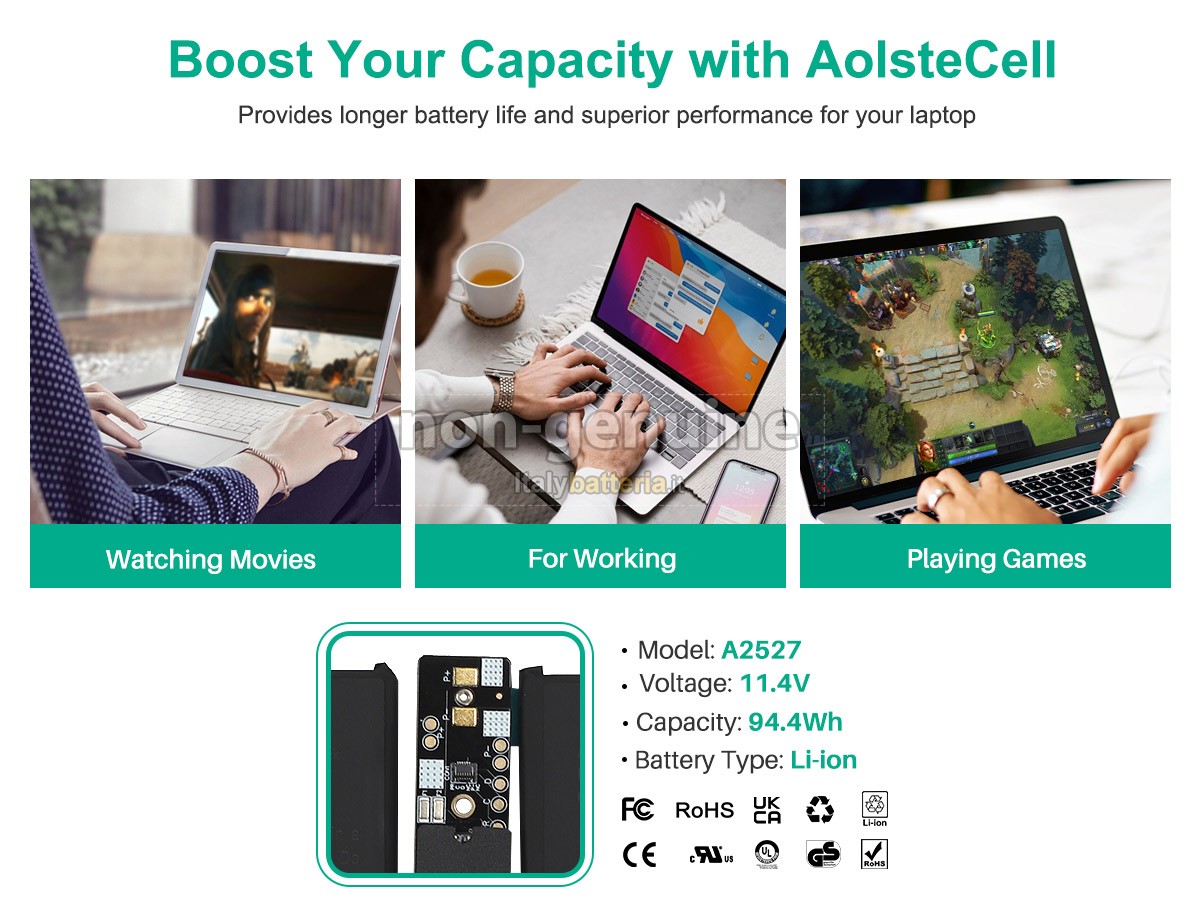 Batteria per Apple A2485