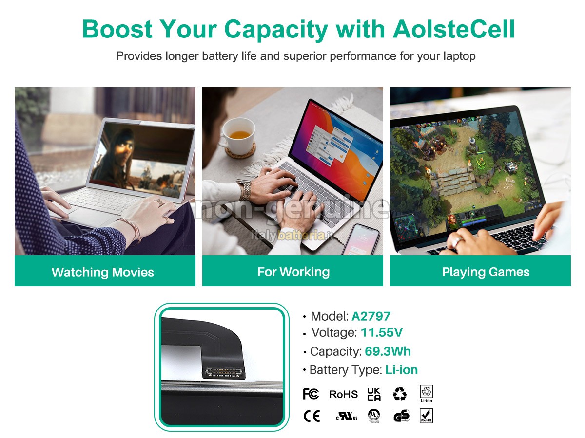 Batteria per Apple A2797