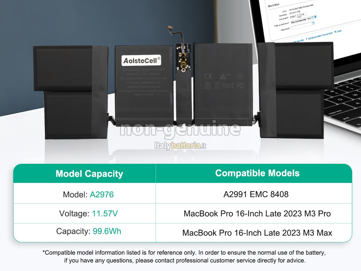Batteria per Apple A2991