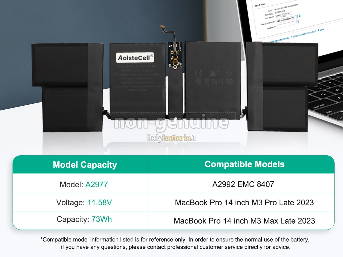Batteria per Apple A2977