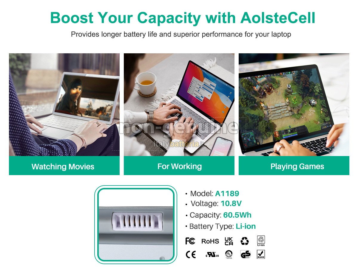 Batteria per Apple A1151