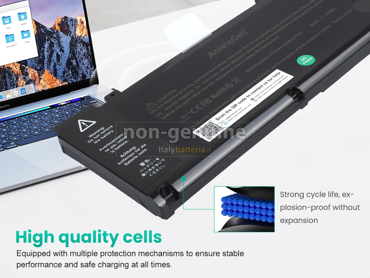 Batteria per Apple MacBook Pro 13 inch MD101LL/A