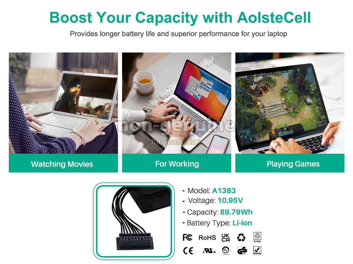 Batteria per Apple MD311LL/A*