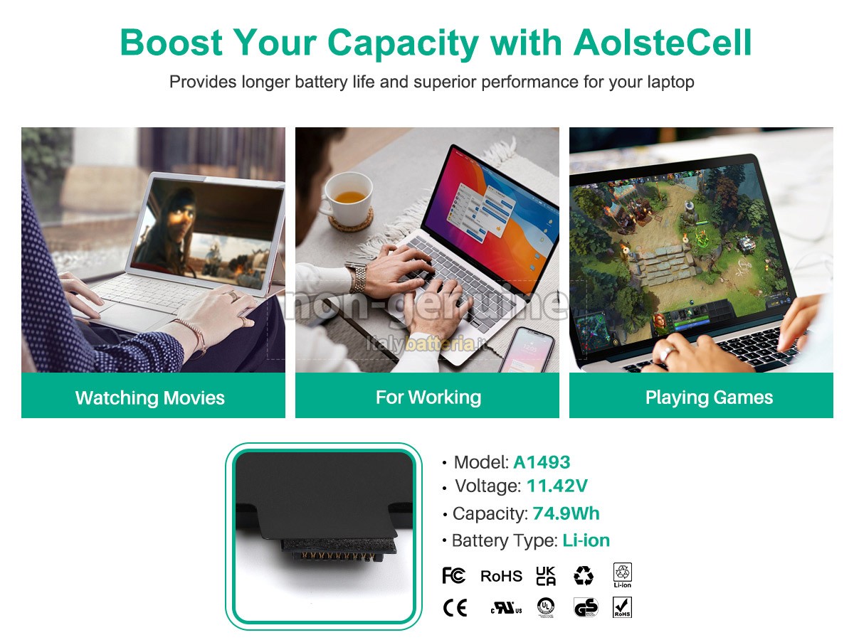 Batteria per Apple MGXD2LL/A