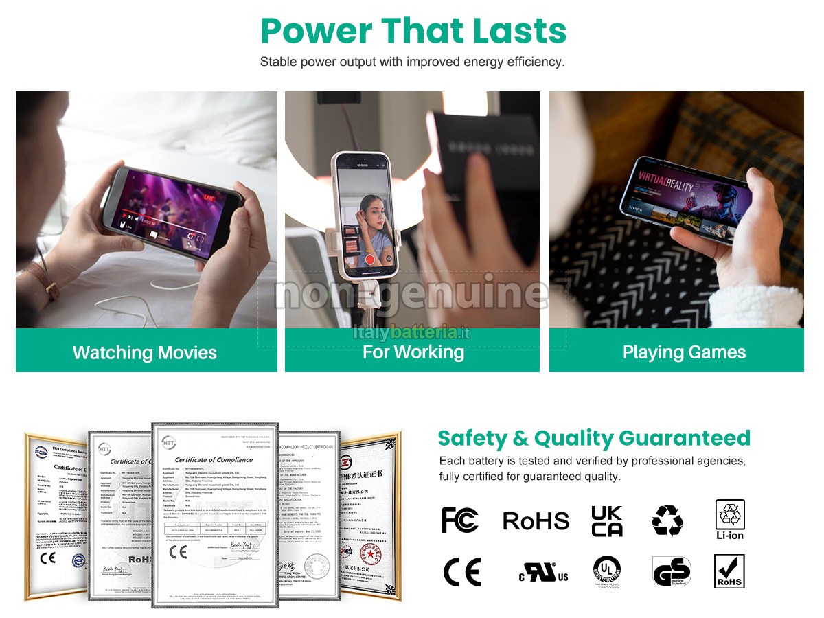 Batteria per Apple IPHONE X