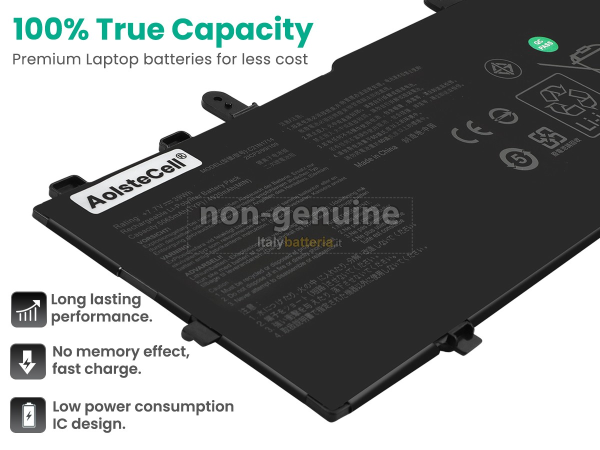 Batteria per Asus VivoBook Flip J401NA