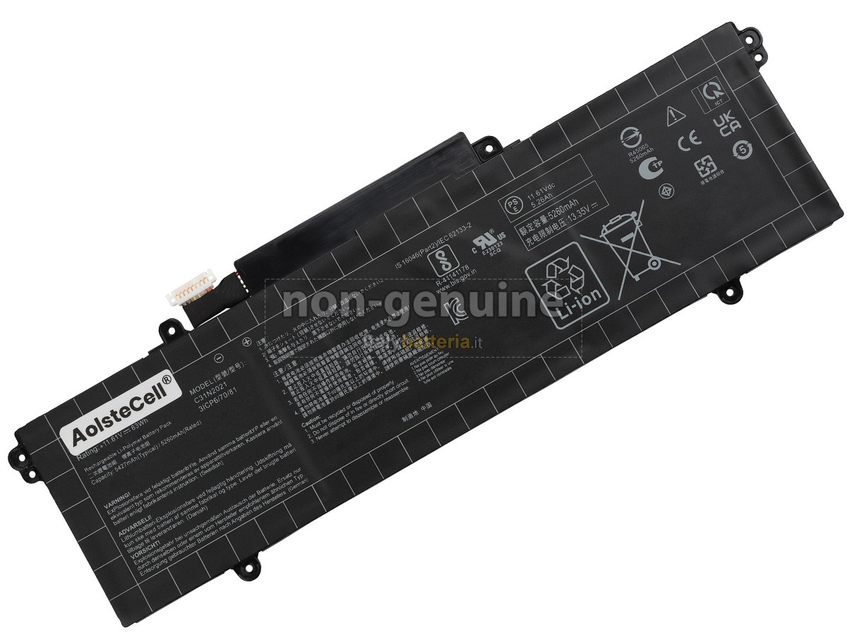 Batteria per Asus C31N2021