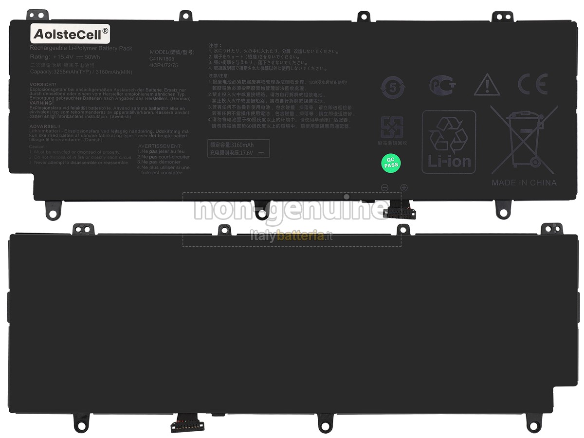 Batteria per Asus C41N1805