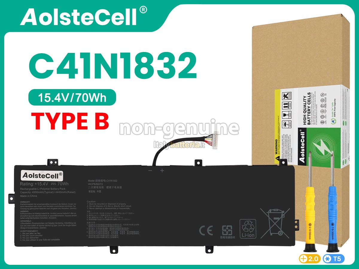 Batteria per Asus C41N1832