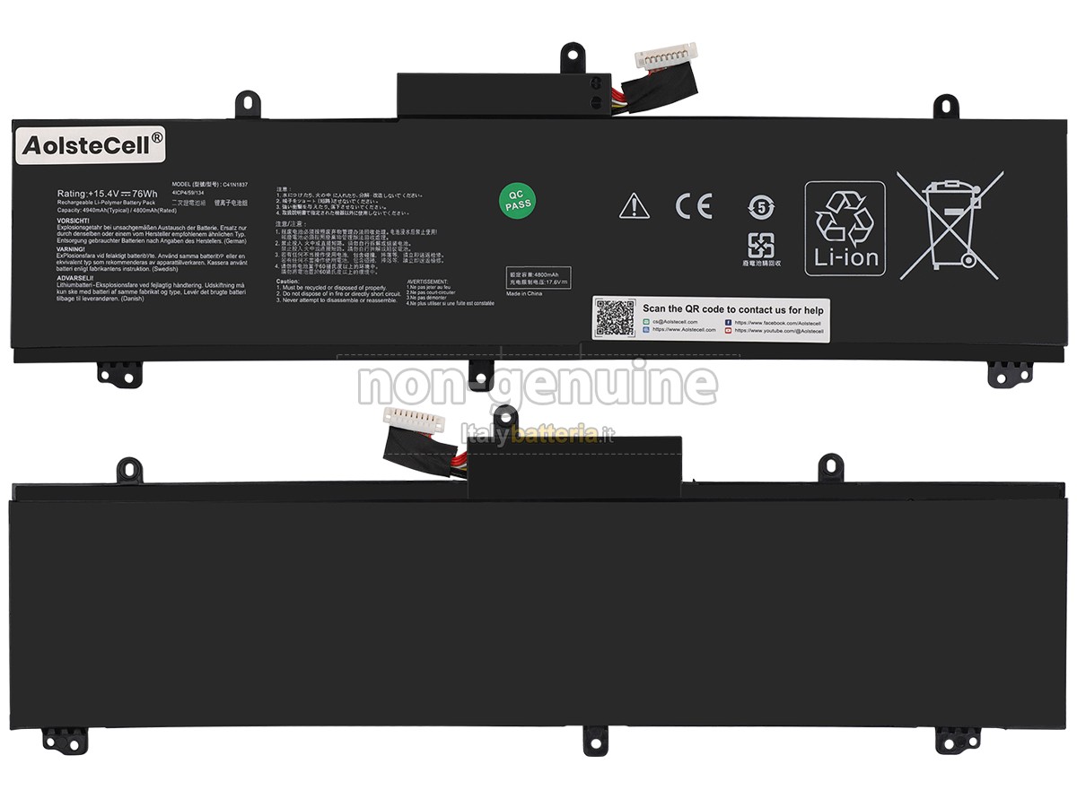 Batteria per Asus C41N1837