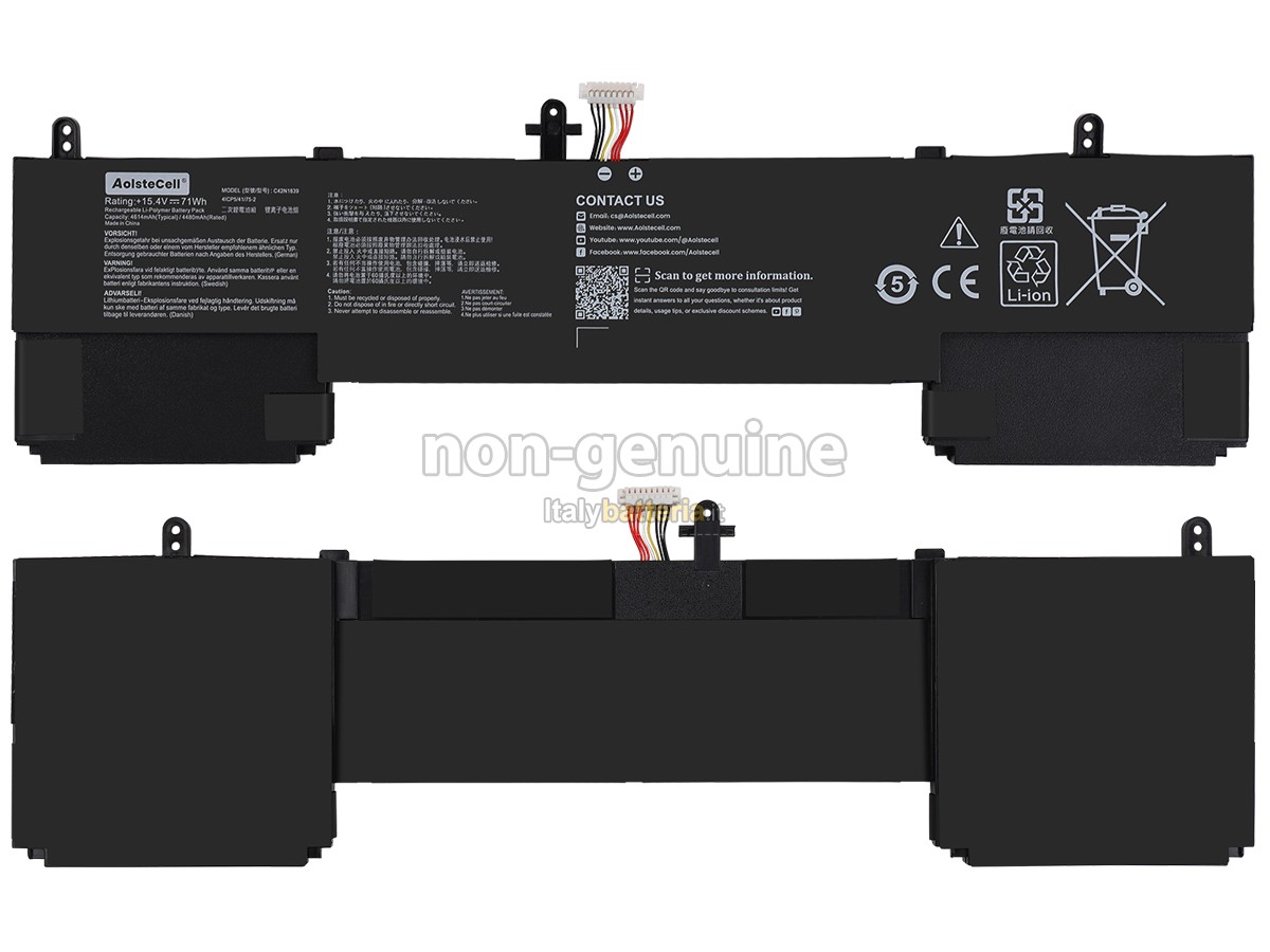 Batteria per Asus ZenBook 15 UX534FT