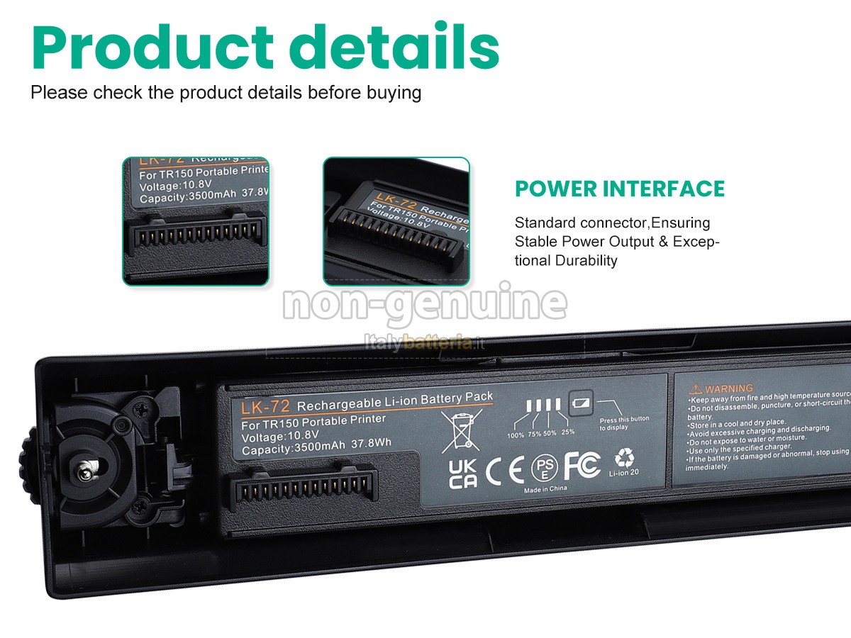 Batteria per Canon TR150 MOBILE PRINTER