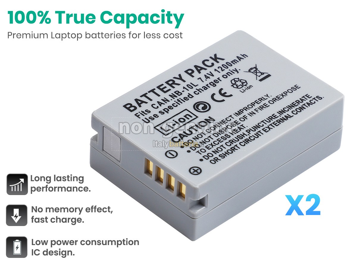Batteria per Canon NB-10L
