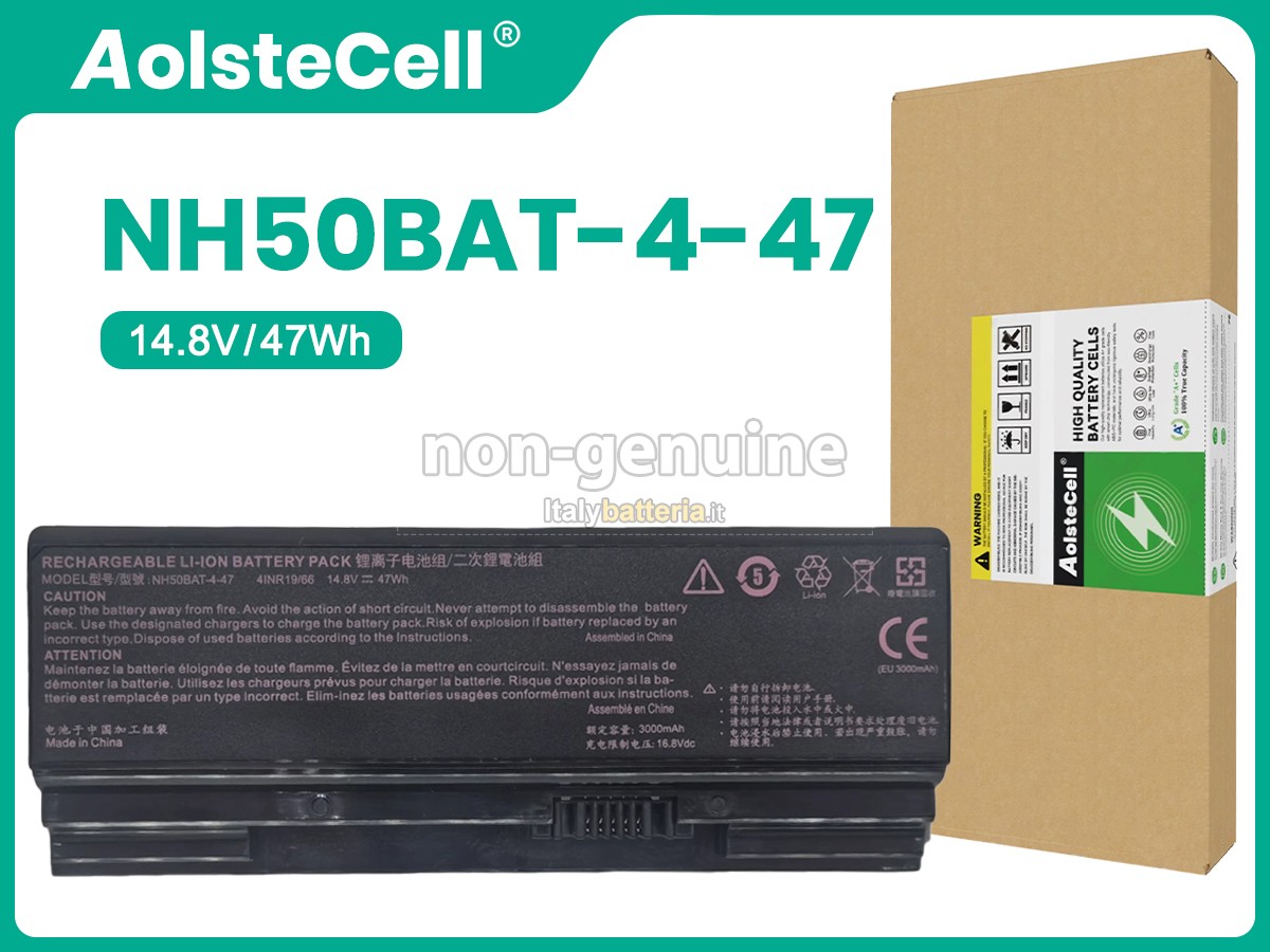 Batteria per Clevo NH58RHQ