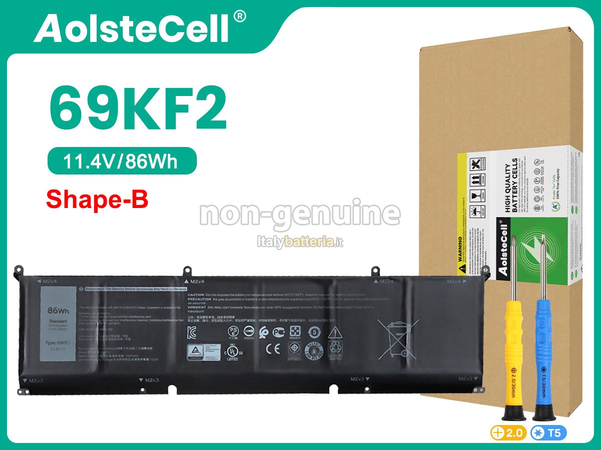 Batteria per Dell P106F