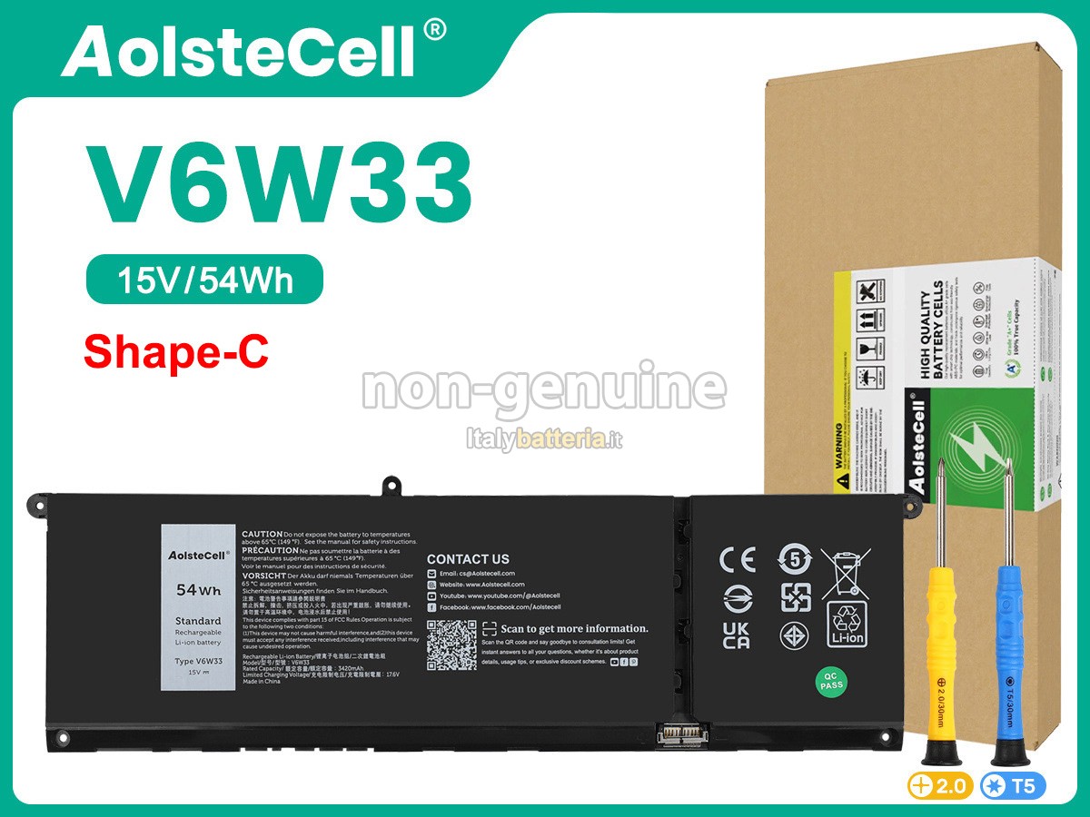 Batteria per Dell P106F