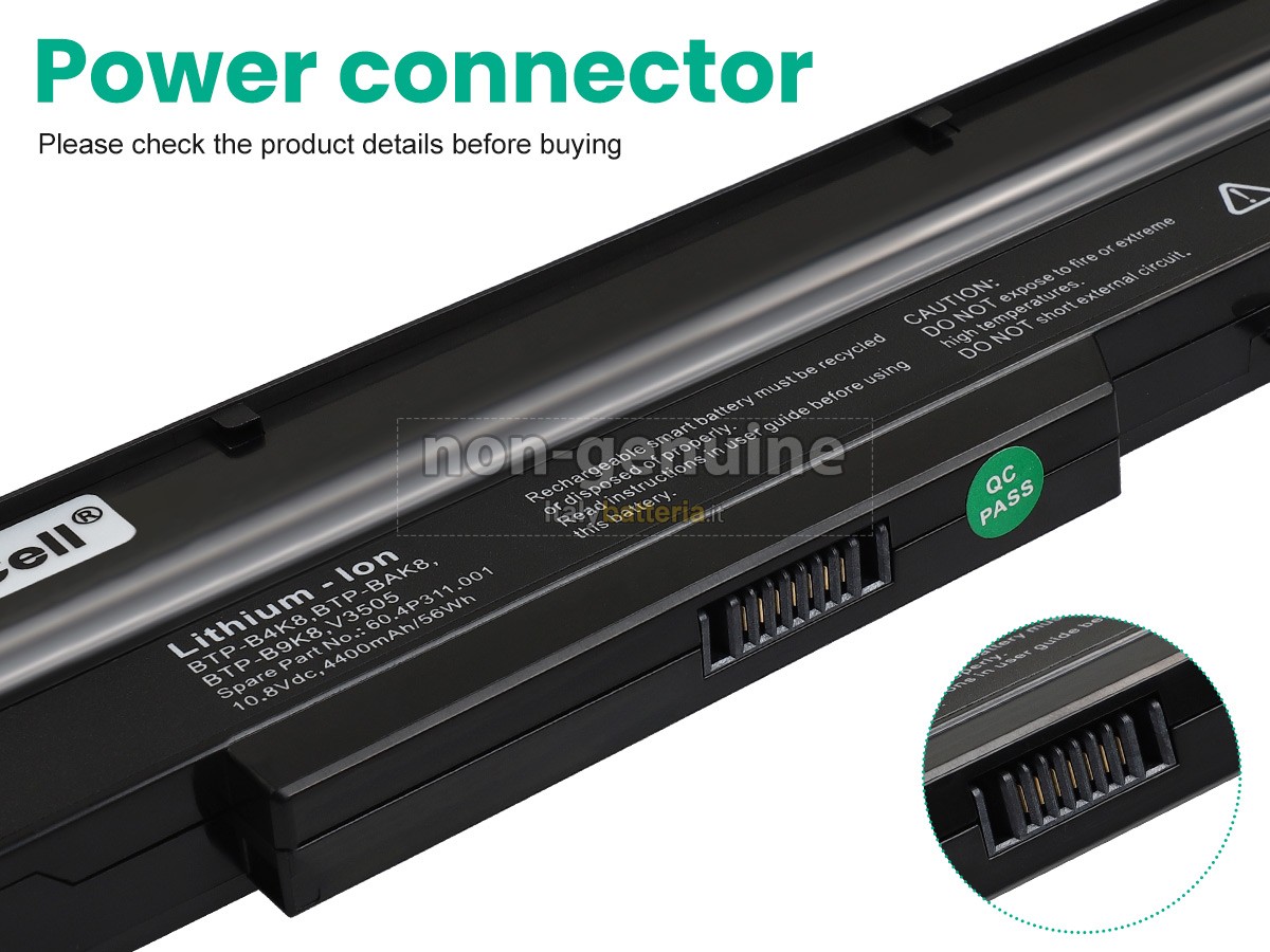 Batteria per Fujitsu MS2192