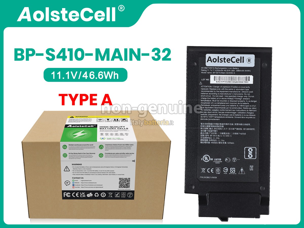Batteria per Getac S410