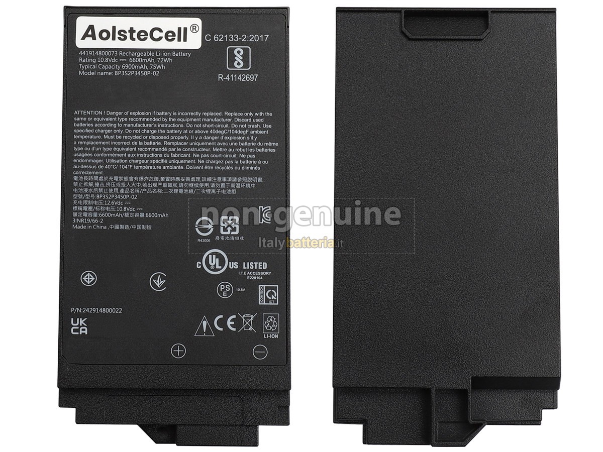Batteria per Getac S410
