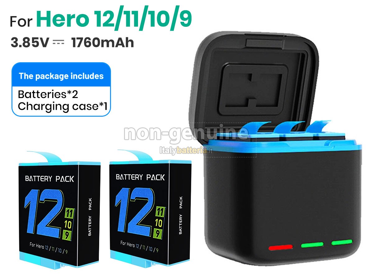 Batteria per GoPro AHDBT-901