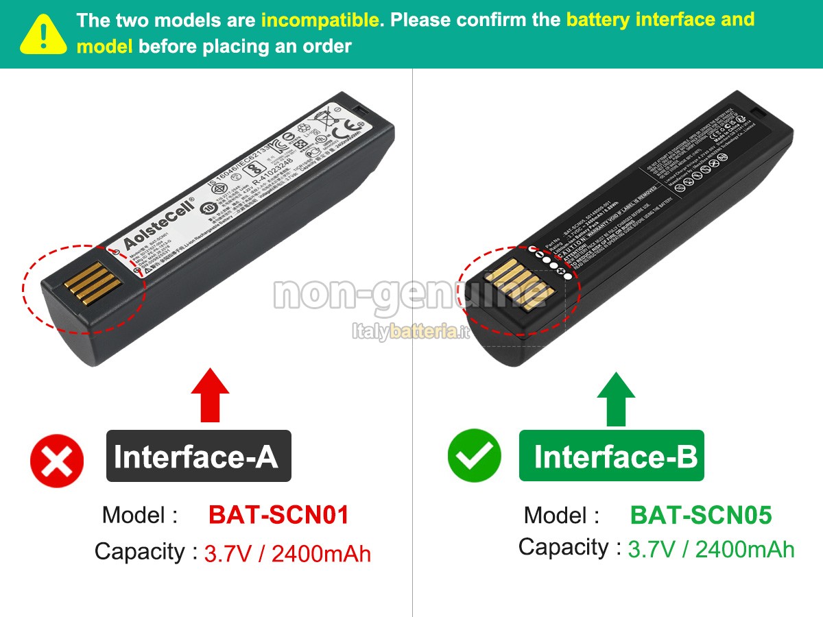 Batteria per Honeywell XENON 5620
