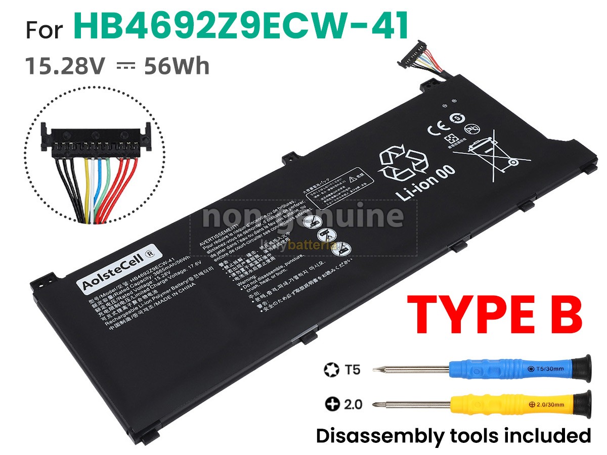 Batteria per Huawei MATEBOOK D 14-53010TVS