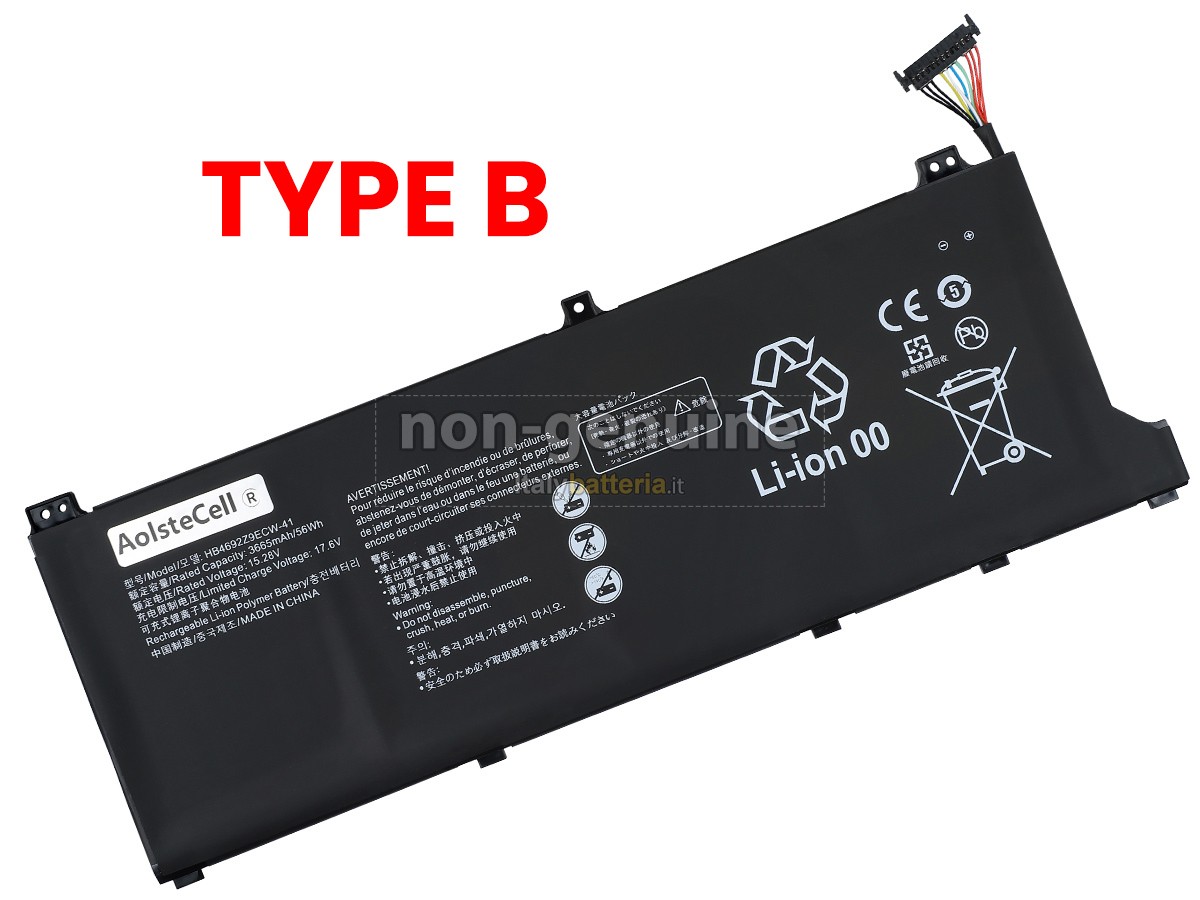 Batteria per Huawei MATEBOOK D 14-53010TVS