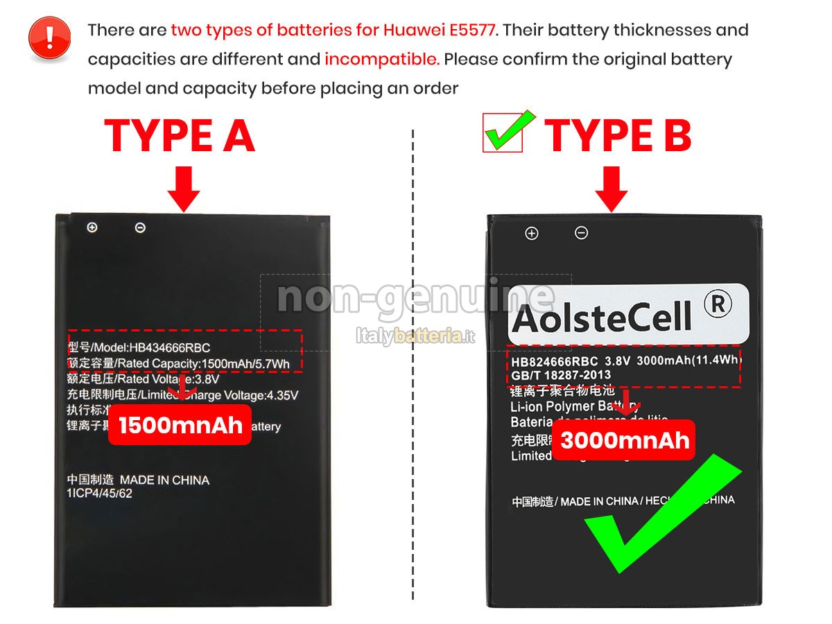 Batteria per Huawei E5577