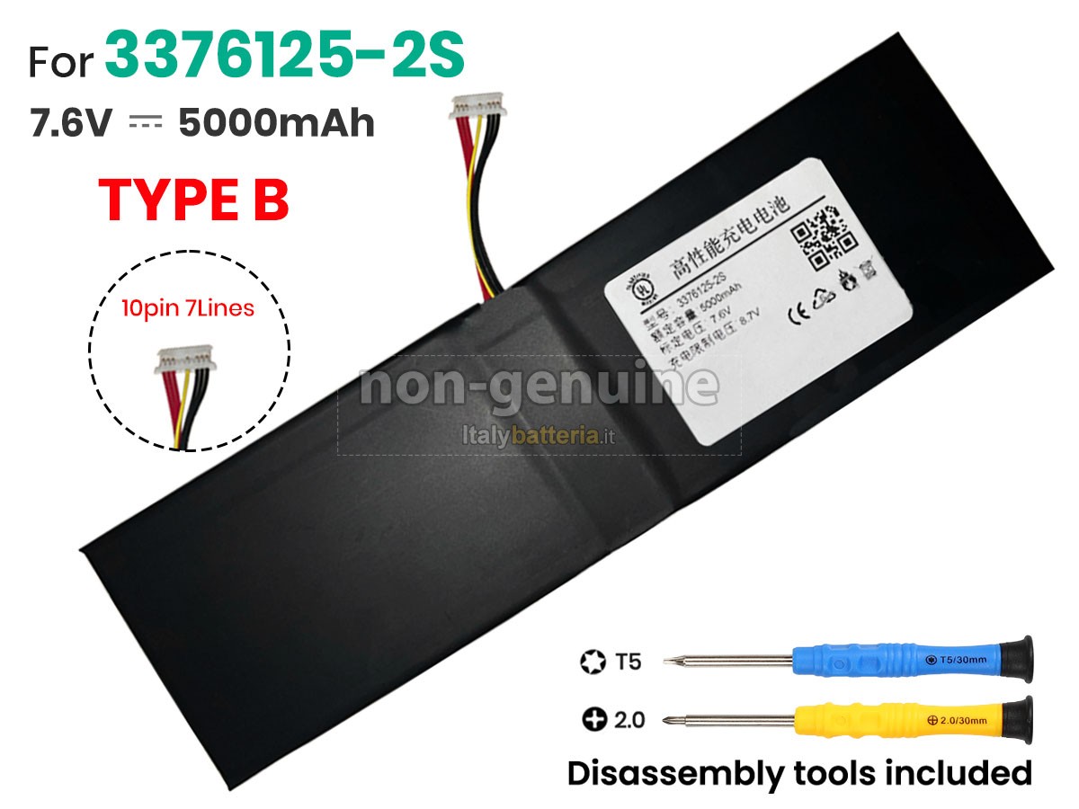 Batteria per Jumper 3376125-2S