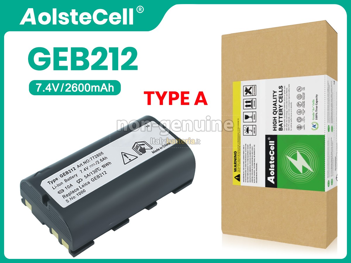 Batteria per Leica FLEXLINE TS02