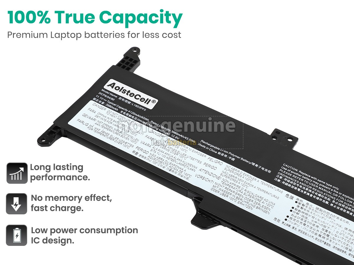 Batteria per Lenovo V14 G1-IML-82NA