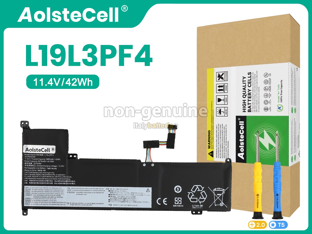 Batteria per Lenovo L19L3PF4