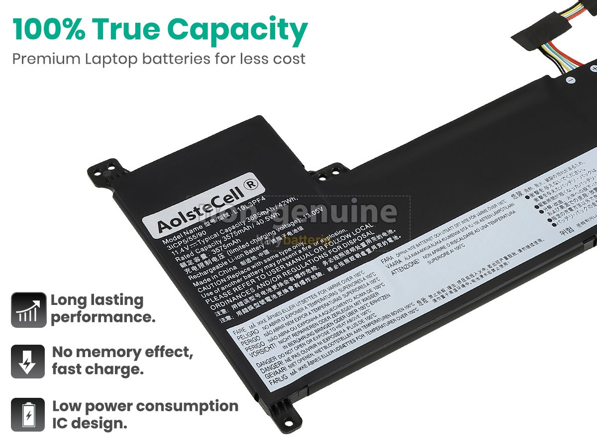 Batteria per Lenovo L19L3PF4
