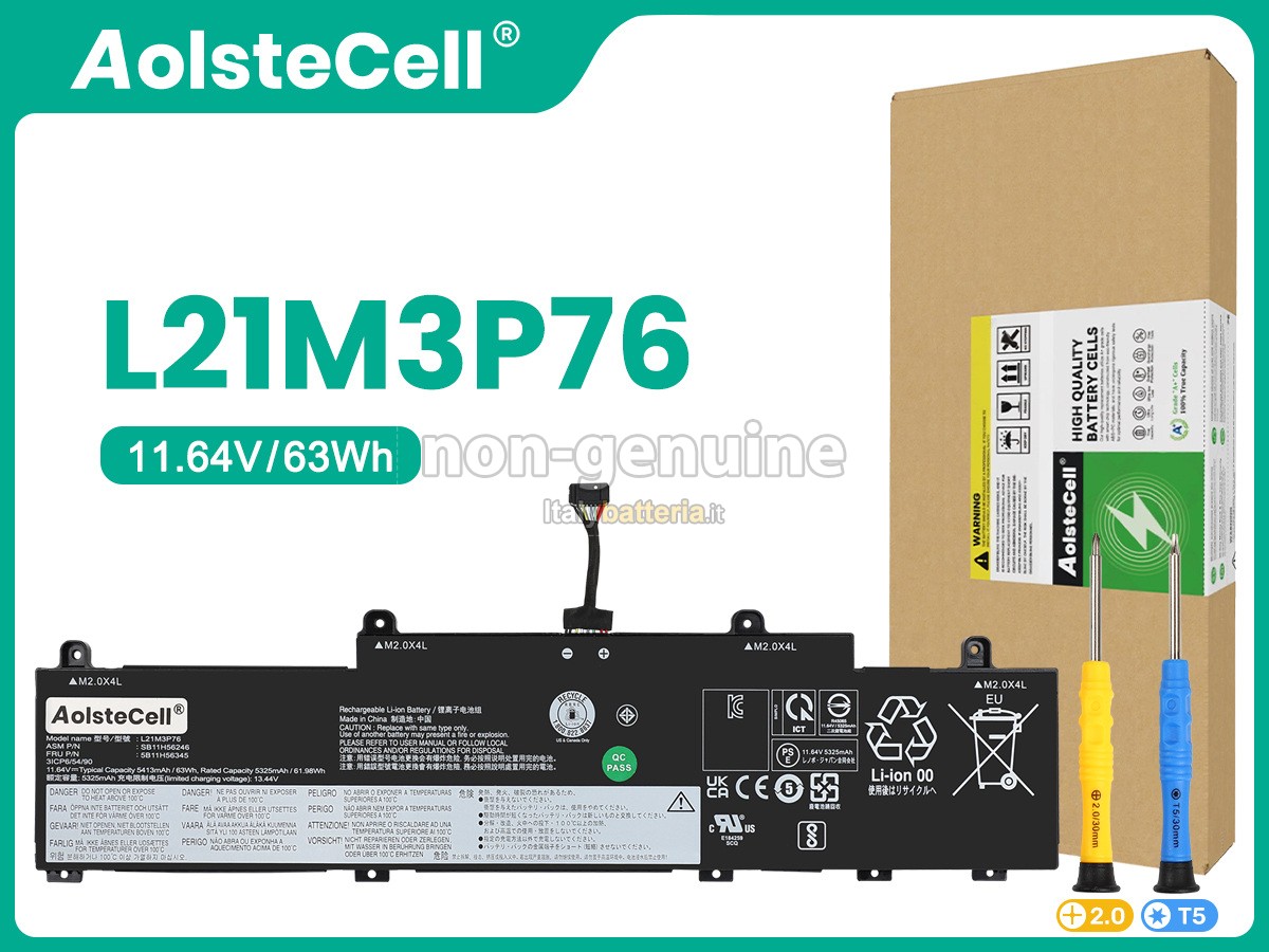 Batteria per Lenovo L21B3P73