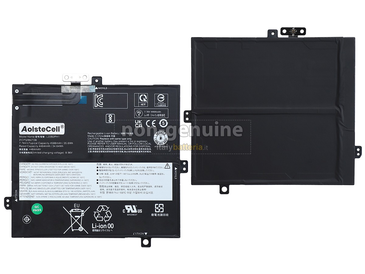 Batteria per Lenovo IdeaPad DUET 3 11IAN8-82XK