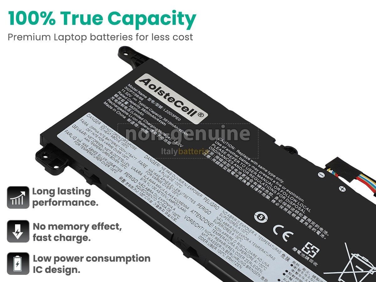 Batteria per Lenovo L22B3PE0