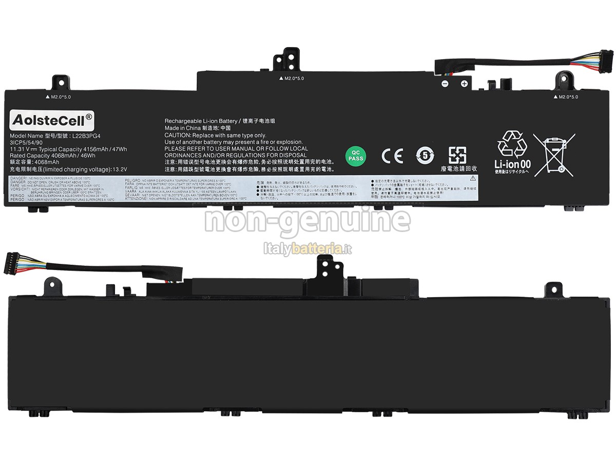 Batteria per Lenovo L22B3PG5