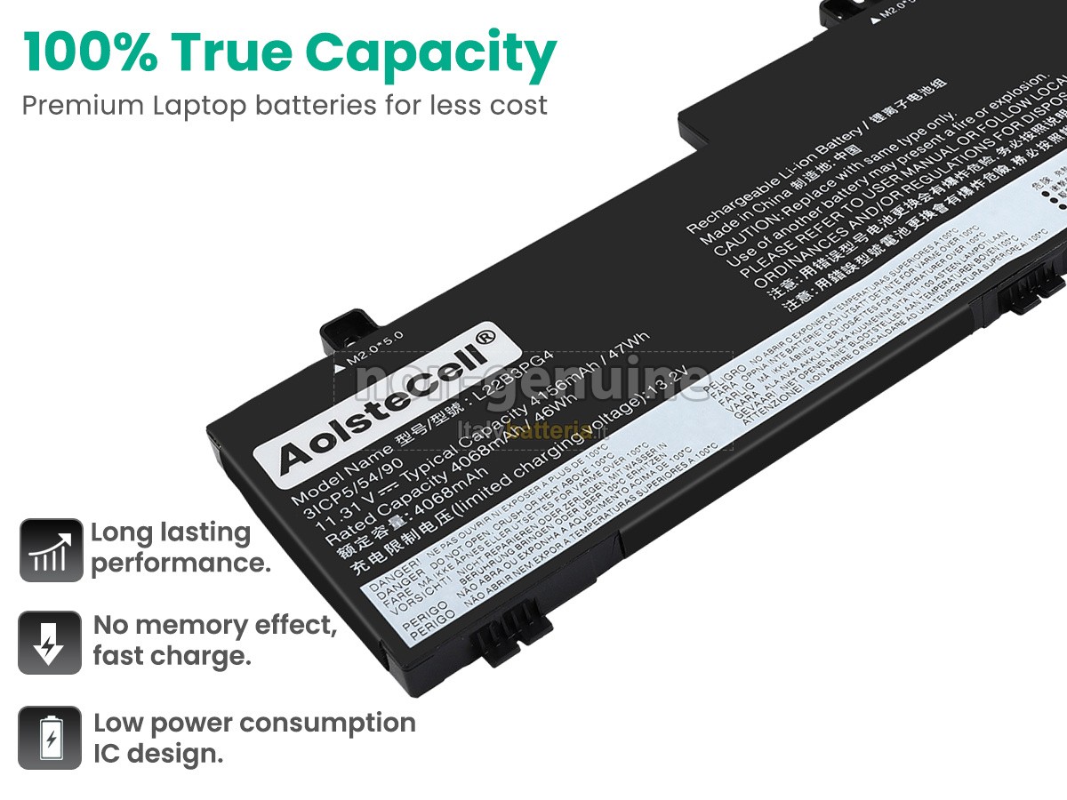Batteria per Lenovo L22B3PG4