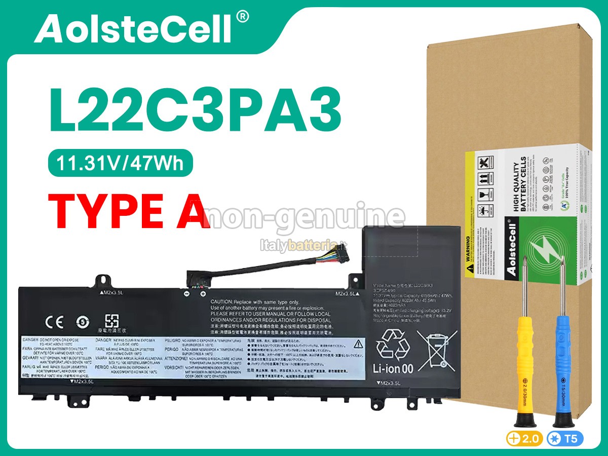 Batteria per Lenovo IdeaPad SLIM 5 14ABR8-82XE0004RK