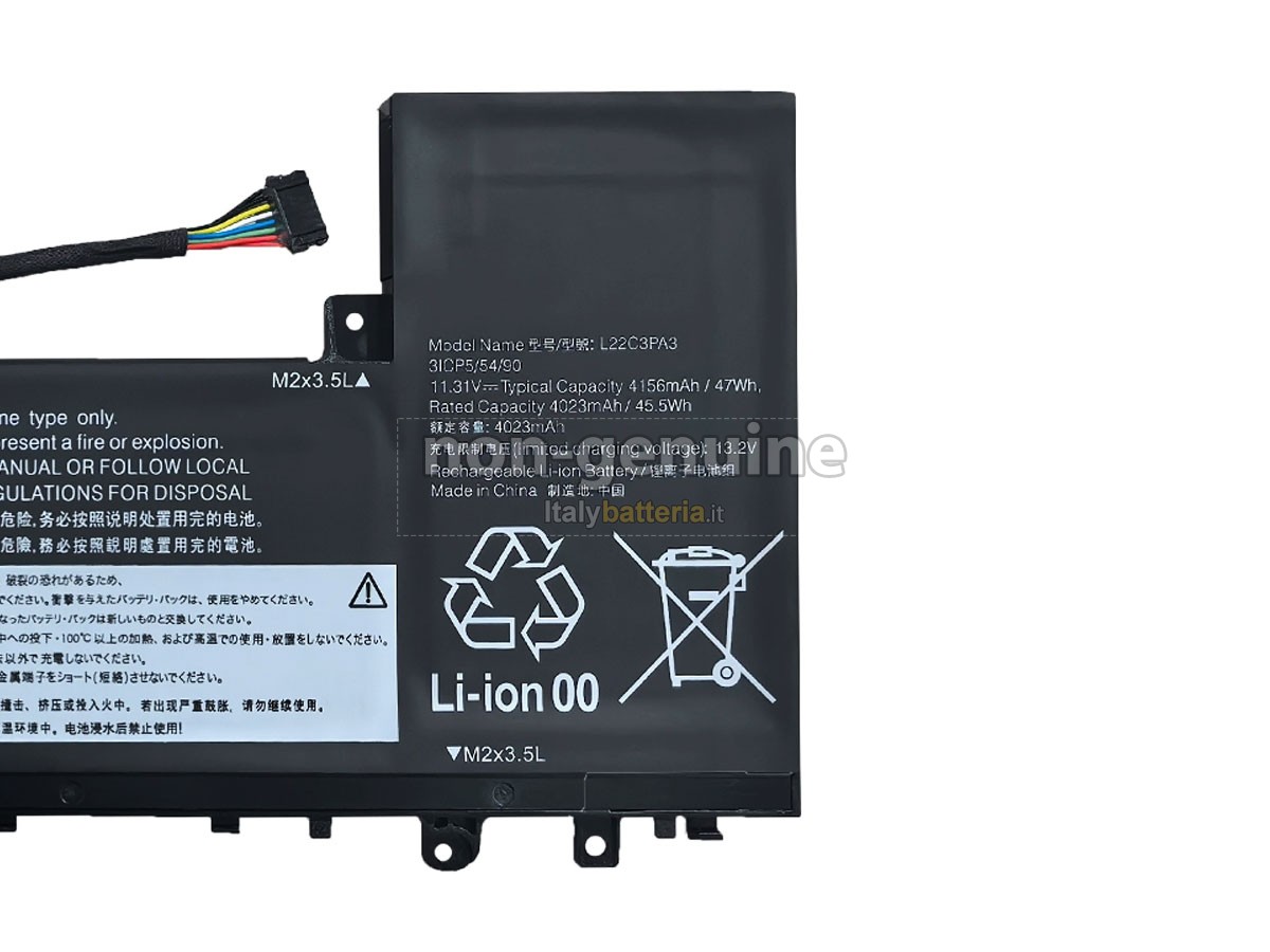 Batteria per Lenovo IdeaPad SLIM 5 16ABR8-82XG007LAU