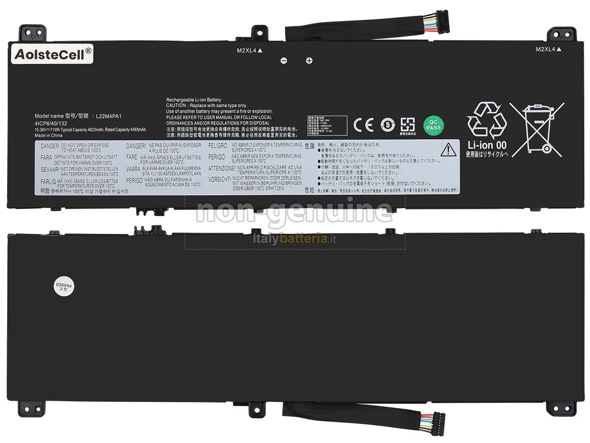 Batteria per Lenovo L22C4PA1