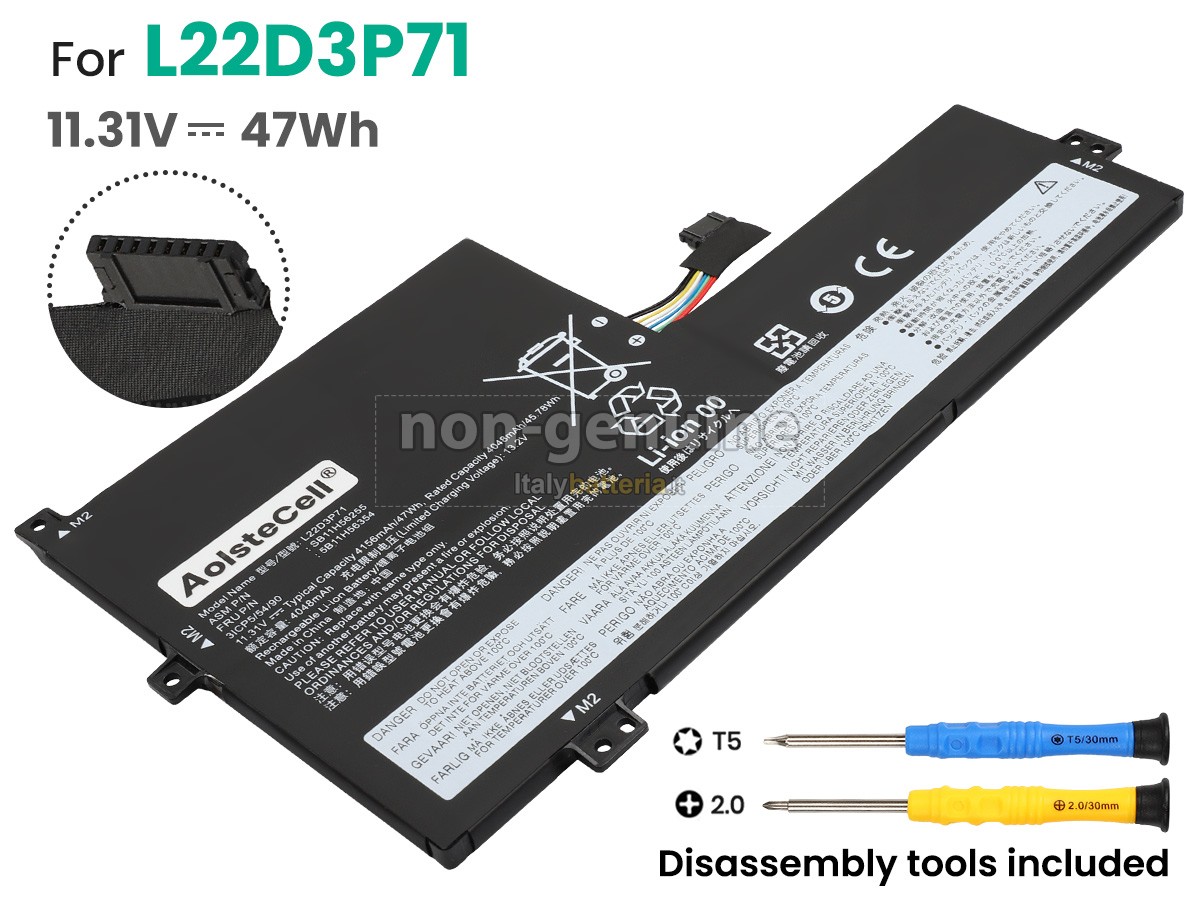 Batteria per Lenovo L22D3P71