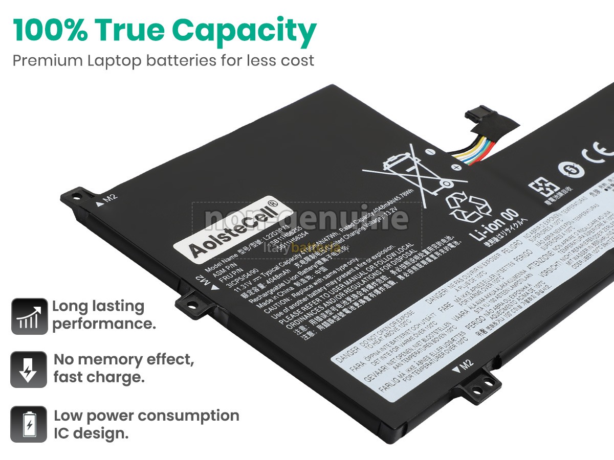 Batteria per Lenovo L22D3P71