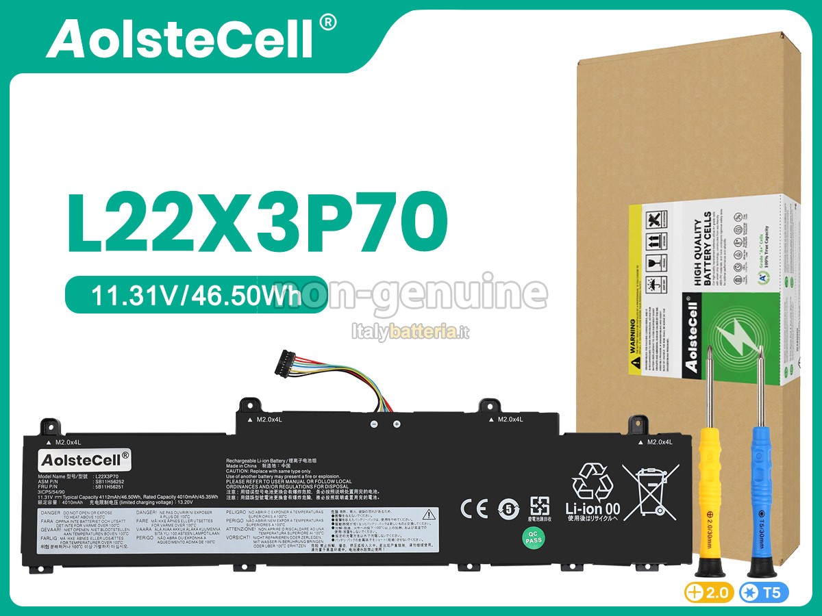 Batteria per Lenovo L22B3P70
