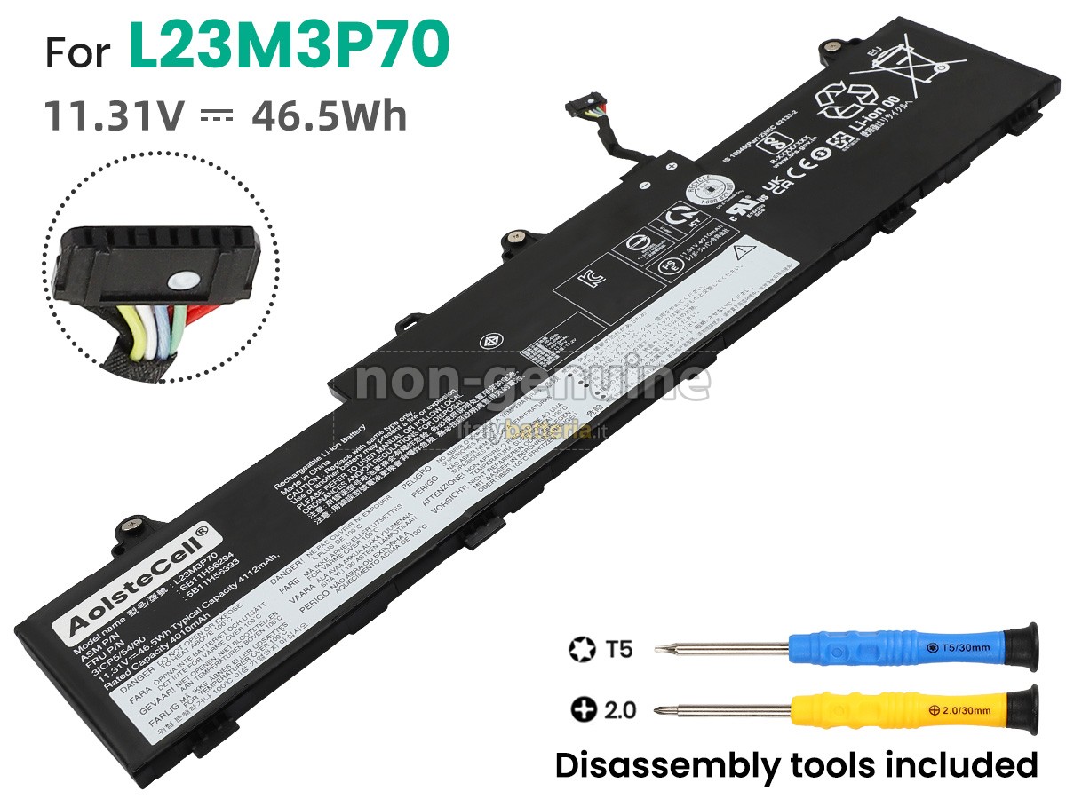 Batteria per Lenovo L23M3P70