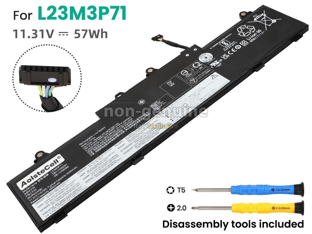 Batteria per Lenovo L23M3P72