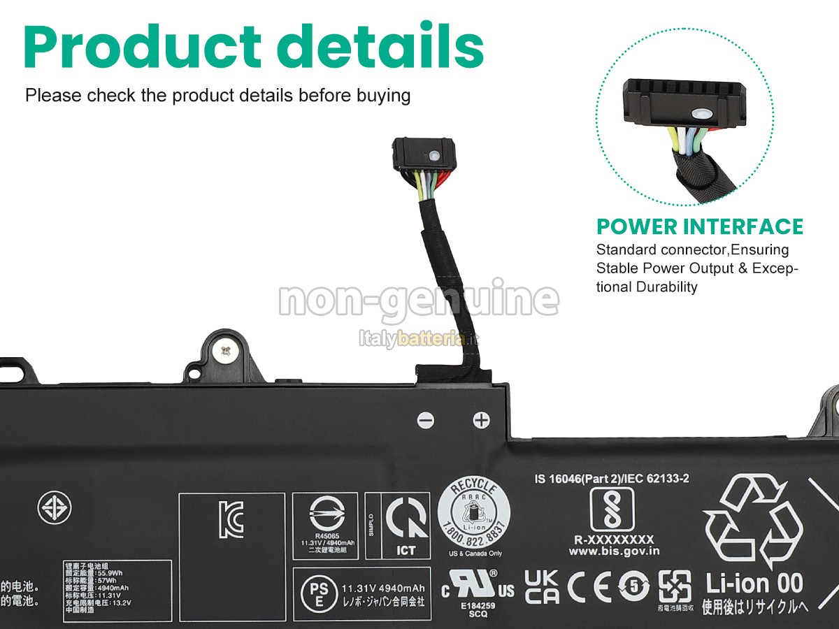 Batteria per Lenovo L23M3P72
